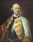 Conrad Witz Portrait of count Karl von Sivers oil on canvas